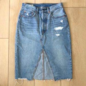 Levis midi skirt